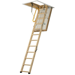 TB Davies LuxFold 3 Section Timber Loft Ladder With 87mm Insulated Hatch - 1530 - 010 - 1530-010 - TB Davies - Trade Counter Direct