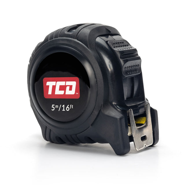 TCD 5m/16ft Tape Measure With Top and Bottom Hook - Scale Printed Both Sides - TCDTAPE1 - tcd - Trade Counter Direct