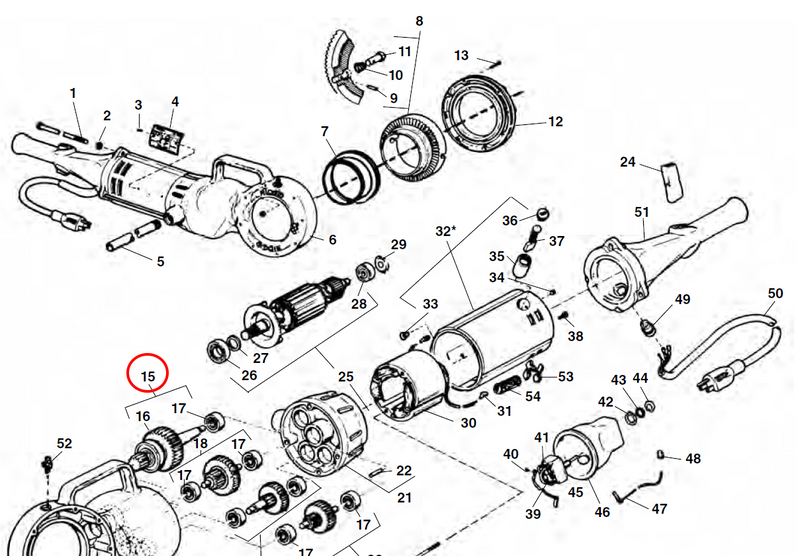 RIDGID 44900 – Main Drive Gear for 700 Machine - 44900 - Ridgid Tools - Trade Counter Direct