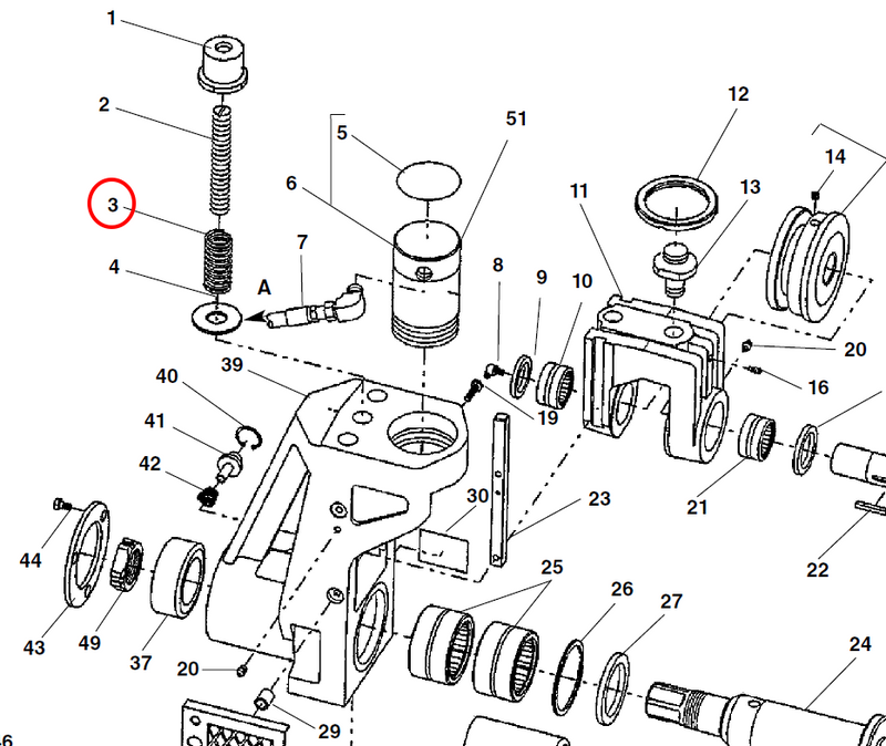 RIDGID 49122 – Spring For 918 Roll Groover - 49122 - Ridgid Tools - Trade Counter Direct