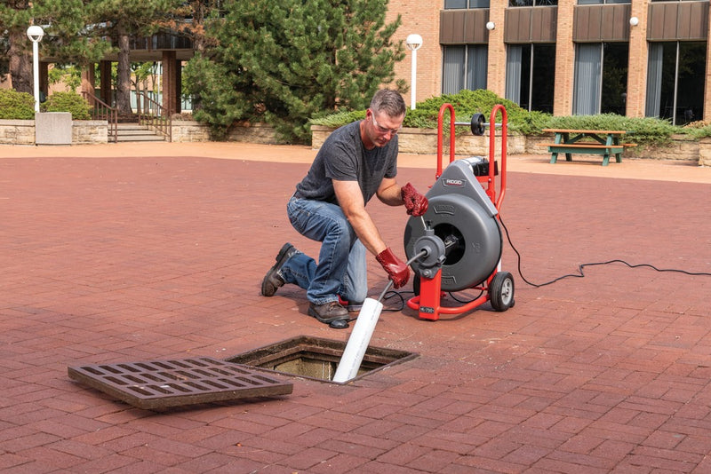 RIDGID – K-750 Drum Drain Clearing Machine 220V - 44152 - Ridgid Tools - Trade Counter Direct
