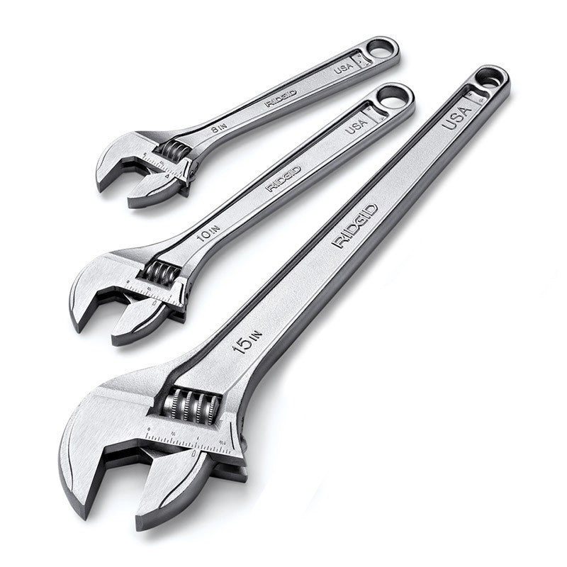 RIDGID 15 inch Adjustable Wrench - 86922 - Ridgid Tools - Trade Counter Direct