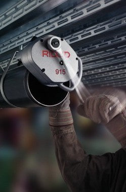 RIDGID 915 Roll Groover with 2 – 6 inch Sch. 10 (2 inch -3½ inch Sch. 40) Roll Set - 88232 - Ridgid Tools - Trade Counter Direct