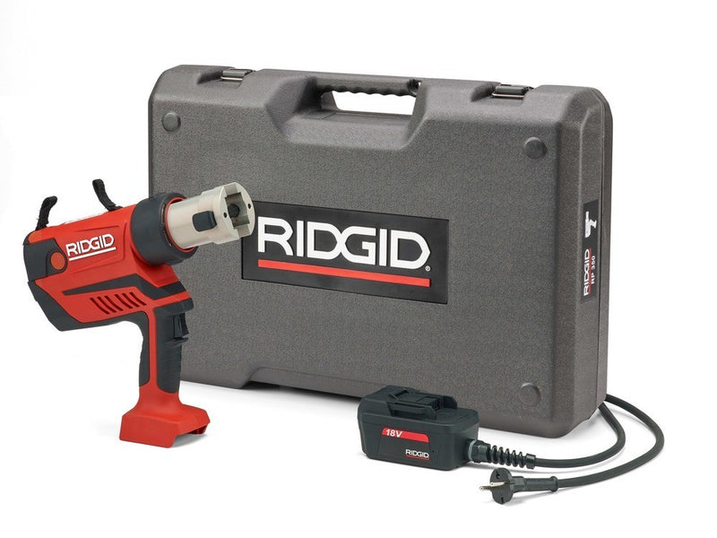 RIDGID RP-350 B Pressfit Kit + M Jaws 15-22-28mm - 69823 - Ridgid Tools - Trade Counter Direct