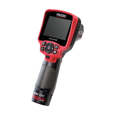 RIDGID SeeSnake® microDrain APX Inspection Camera with TruSense Technology + CA350 Monitor - 77578 - Ridgid Tools - Trade Counter Direct