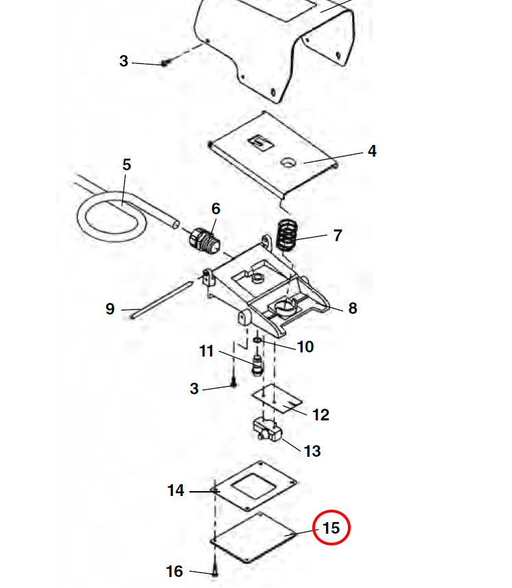 RIDGID 54362 – Footswitch Bottom Cover - 54362 - Ridgid Tools - Trade Counter Direct