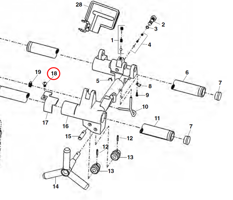 RIDGID 54137 – Carriage Stop Plate Screw - 54137 - Ridgid Tools - Trade Counter Direct