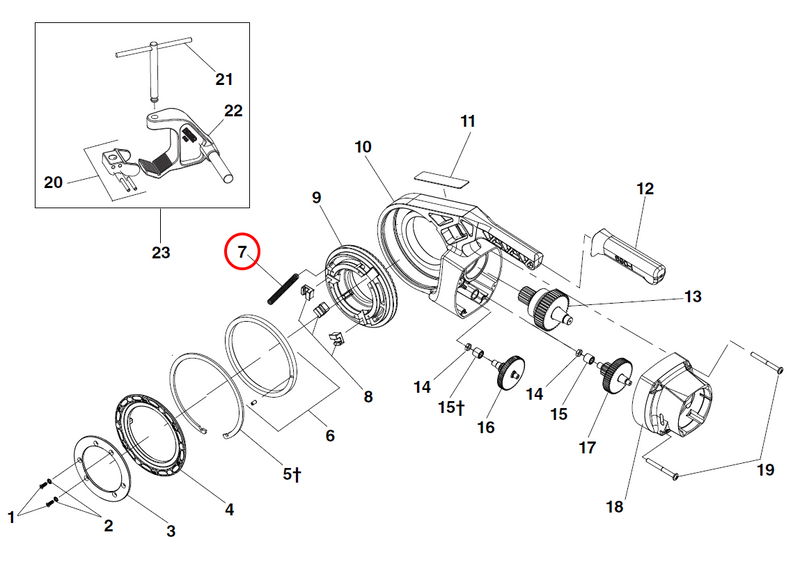 RIDGID 47053 – Face Gear Compression Spring - 47053 - Ridgid Tools - Trade Counter Direct