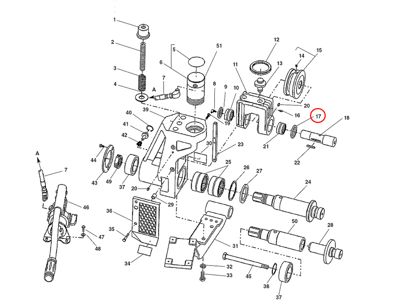 RIDGID 87690 – Upper Roller Bearing Front Seal - 87690 - Ridgid Tools - Trade Counter Direct