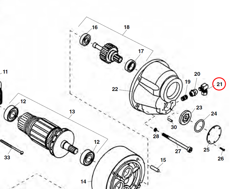 RIDGID 52517 – Motor 90 Degree Elbow - 52517 - Ridgid Tools - Trade Counter Direct