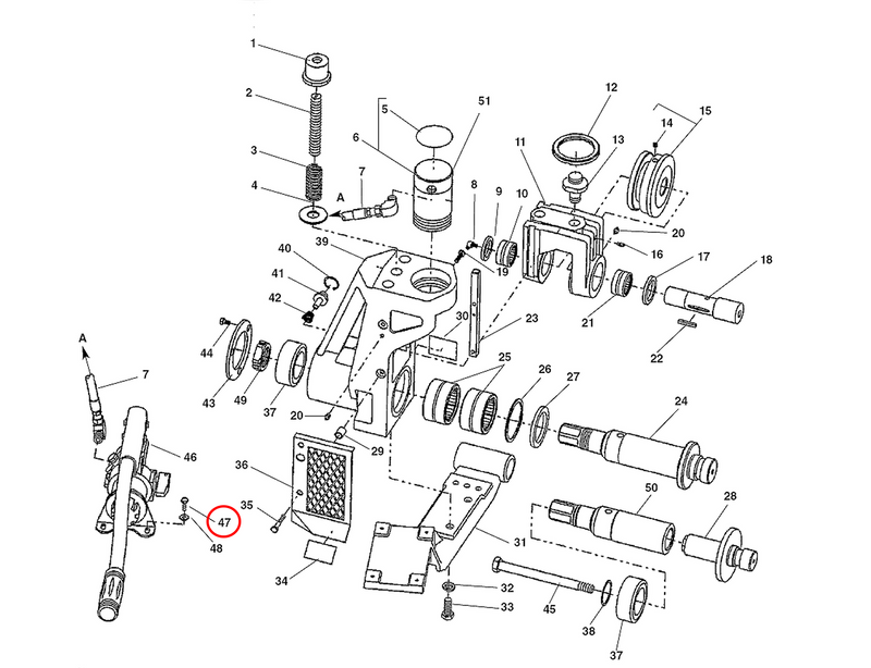 RIDGID 60005 – Pump Mouning Screw - 60005 - Ridgid Tools - Trade Counter Direct