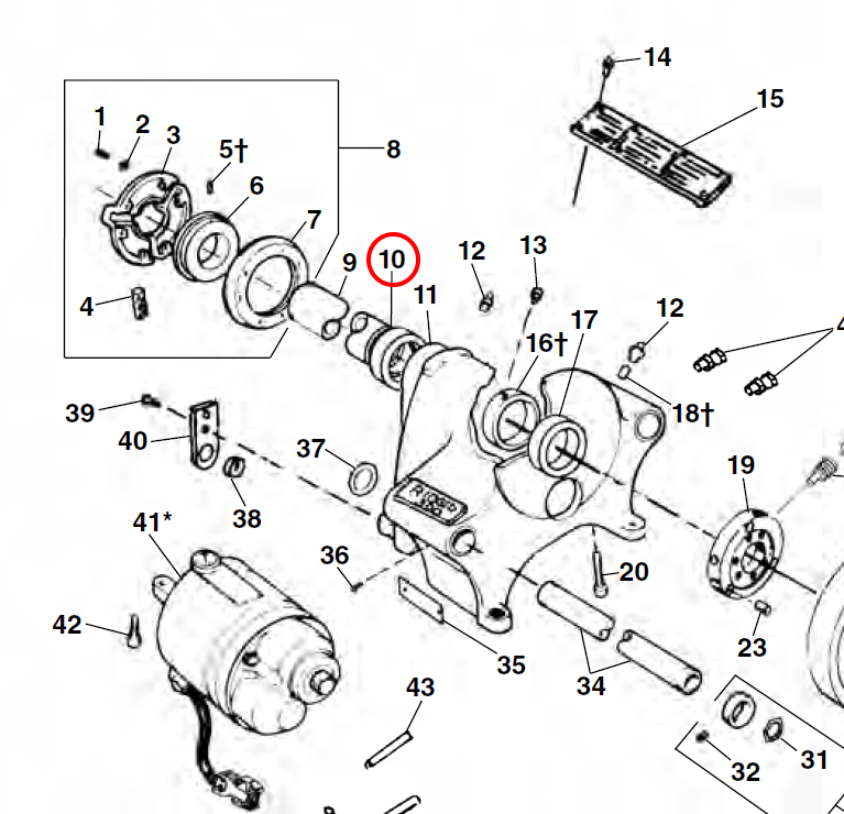 RIDGID 45335 – Rear Bearing - 45335R - Ridgid Tools - Trade Counter Direct