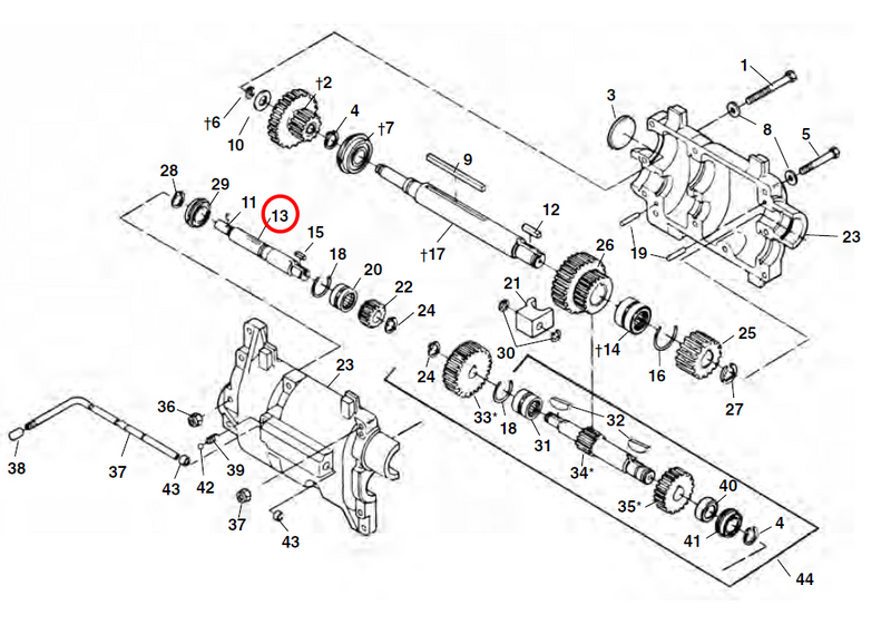 RIDGID 26902 – Input Shaft Assembly for Gearbox - 26902 - Ridgid Tools - Trade Counter Direct