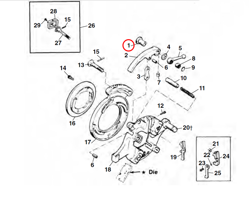 RIDGID 44240 – Die Head Lever Arm Bushing - 44240 - Ridgid Tools - Trade Counter Direct