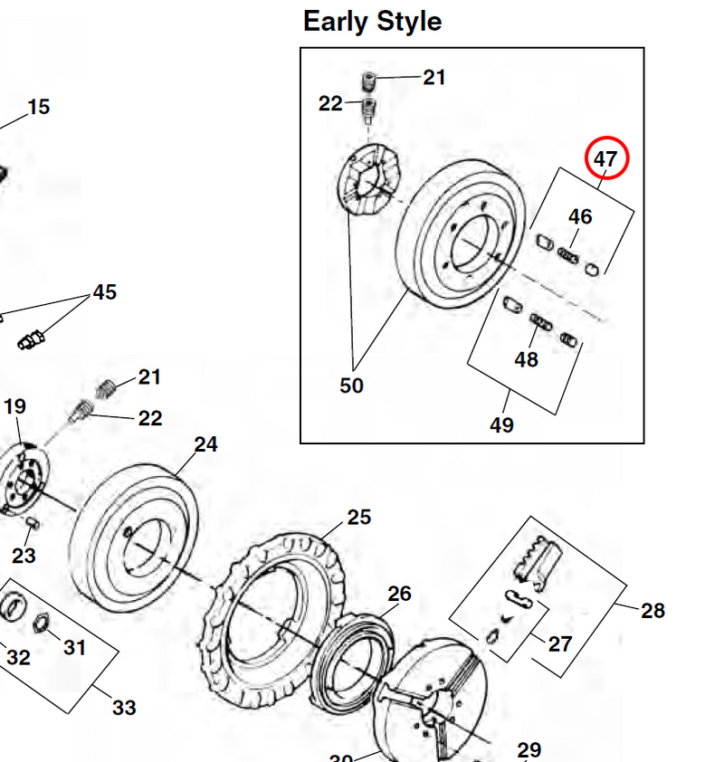RIDGID 91552 – Front Chuck Drive Wedge Kit - 91552 - Ridgid Tools - Trade Counter Direct