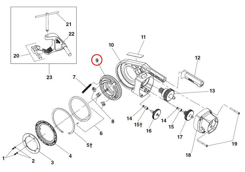 RIDGID 47043 – Face Gear - 47043 - Ridgid Tools - Trade Counter Direct