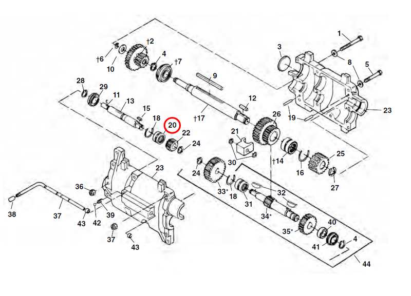 RIDGID 26367 – Gearbox Front Input Bearing - 26367 - Ridgid Tools - Trade Counter Direct