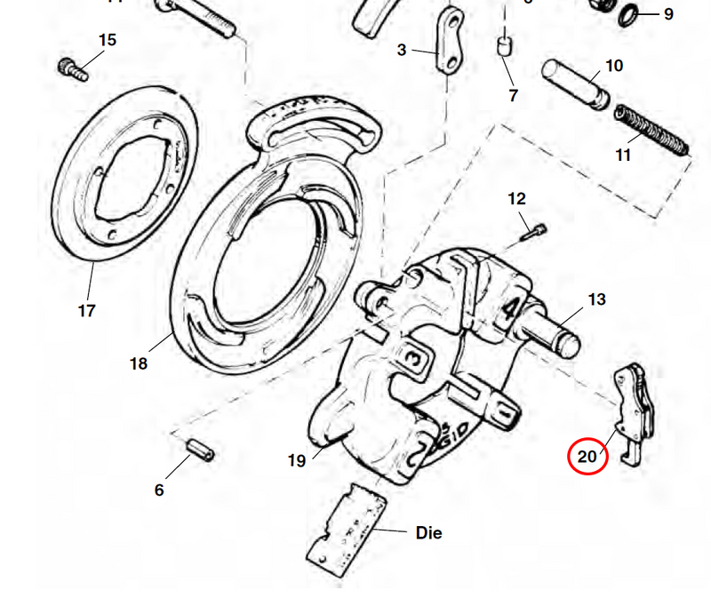 RIDGID 45327 – Die Head Auto Release Trigger - 45327 - Ridgid Tools - Trade Counter Direct
