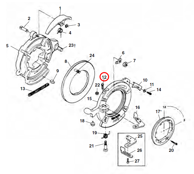 RIDGID 27357 – Die Head Lock Lever Screw - 27357 - Ridgid Tools - Trade Counter Direct