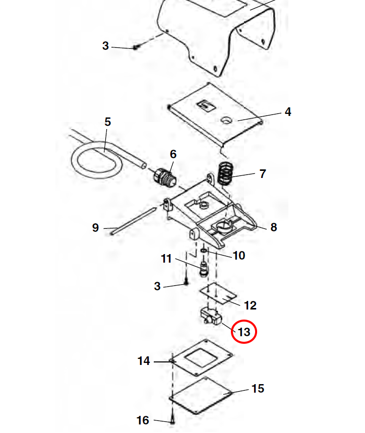 RIDGID 36762 – Footswitch Micro Switch - 36762 - Ridgid Tools - Trade Counter Direct