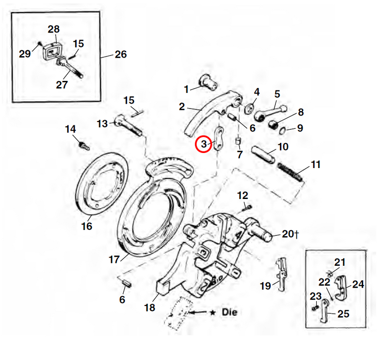 RIDGID 44265 – Die Head Throw-Out Lever - 44265 - Ridgid Tools - Trade Counter Direct