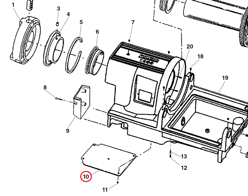 RIDGID 61937 – Bottom Cover - 61937 - Ridgid Tools - Trade Counter Direct