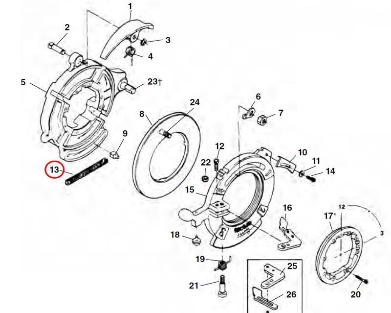 RIDGID 26612 – Die Head Drive Block Spring - 26612 - Ridgid Tools - Trade Counter Direct