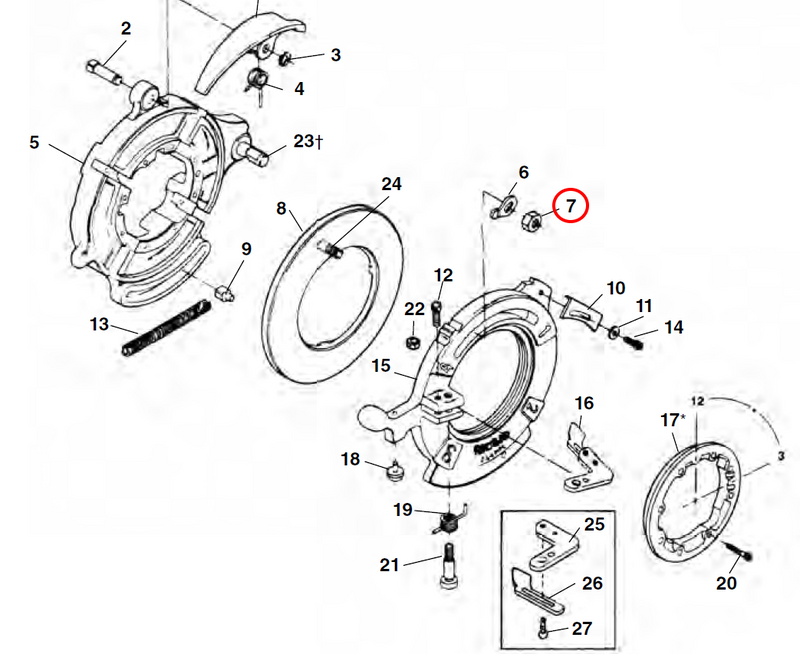 RIDGID 26887 – Die Head Locking Nut - 26887 - Ridgid Tools - Trade Counter Direct