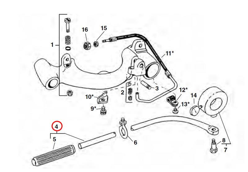 RIDGID 43400 – Carriage Lever Arm - 43400 - Ridgid Tools - Trade Counter Direct