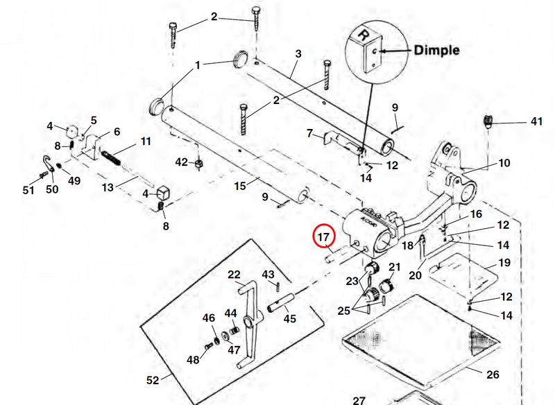 RIDGID 26777 – Sine Bar / Pinnion Shaft - 26777 - Ridgid Tools - Trade Counter Direct