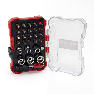 TCD Screwdriver Bit and Socket Set With Socket Adaptor - 28 Piece - S2 Steel - TCD0006 - TCD0006 - tcd - Trade Counter Direct