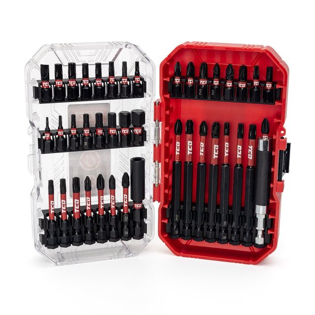 TCD Shock Resistant Bit Set - 41 Piece - S2 Steel - TCD0008 - TCD0008 - tcd - Trade Counter Direct