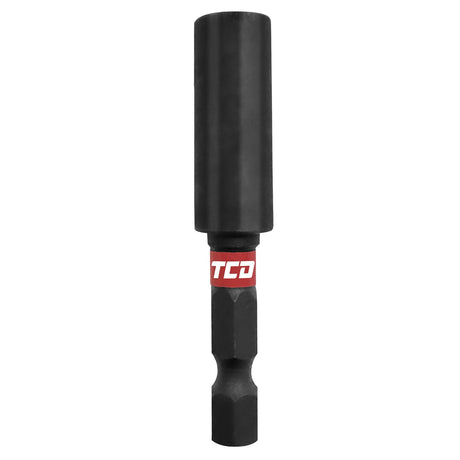 TCD Shock Resistant Magnetic Bit Holder 1/4in Hex 60mm - Single - TCD0001 - TCD0001 - tcd - Trade Counter Direct