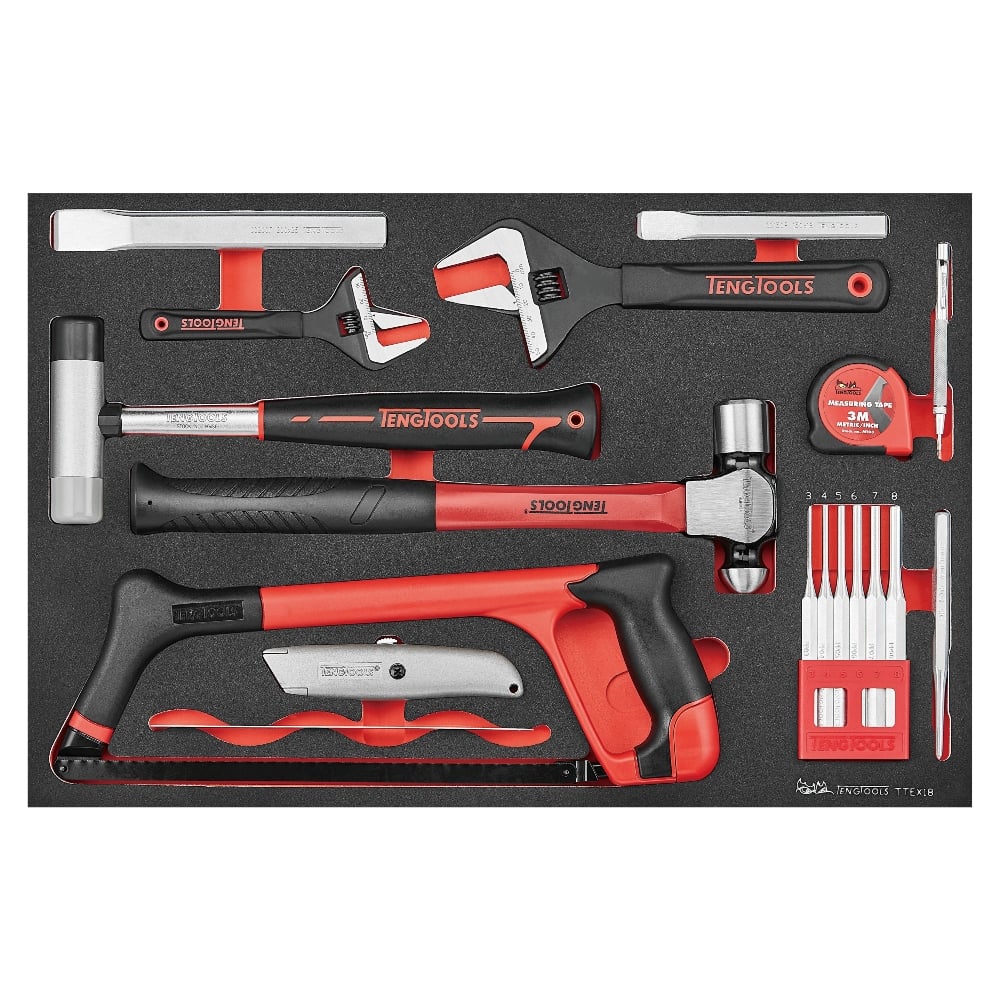 TengTools TCMME741 Ltd Edition 26" Foam Series Stack Tool Kit - 741 Piece