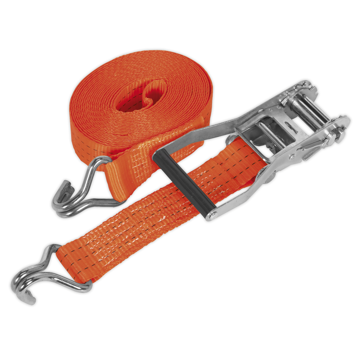 Sealey TD3006J Ratchet Tie Down 50mm x 6m Polyester Webbing 3000kg Breaking Strength