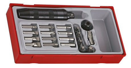 Teng 1/2" Impact Driver Set TT1 20 Pcs - TTID20 - TENGTTID20 - Teng Tools - Trade Counter Direct