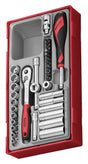 Teng 1/4" Socket Set 12 pt TT1 35 Pieces - TT143512 - TENGTT143512 - Teng Tools - Trade Counter Direct