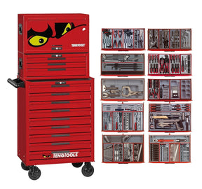 Teng 26" PRO35™ stack tool kit 753 pieces red - TKS26R753T - TENGTKS26R753T - Teng Tools - Trade Counter Direct