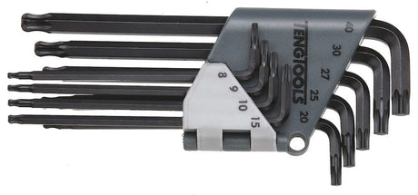 Teng Ball Point TX Key Set 9 Pieces - 1479TX1 - TENG1479TX1 - Teng Tools - Trade Counter Direct