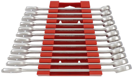 Teng Combination Spanner Set 20 - 32 mm Plastic Holder 12 Pieces - 6512MMA - TENG6512MMA - Teng Tools - Trade Counter Direct