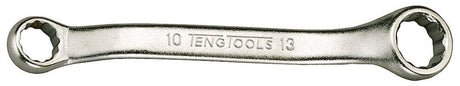 Teng Double Ring Spanner Rigger Jigger 10 x 13mm - 601013 - TENG601013 - Teng Tools - Trade Counter Direct