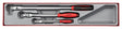 Teng Flex Handle Set TTX4 3 pieces - TTXBR03 - TENGTTXBR03 - Teng Tools - Trade Counter Direct