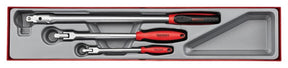 Teng Flex Handle Set TTX4 3 pieces - TTXBR03 - TENGTTXBR03 - Teng Tools - Trade Counter Direct