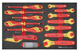 Teng Insulated Spanner & Screwdriver Set FOAM3 17 Pieces - TEFXV17 - TENGTEFXV17 - Teng Tools - Trade Counter Direct