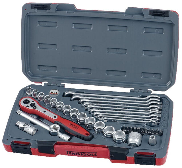 Teng MECCA PRO 3/8" Socket & Tool Set 39 Pieces - T3840 - TENGT3840 - Teng Tools - Trade Counter Direct
