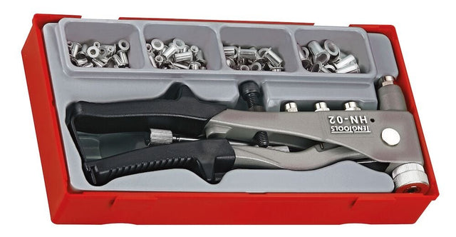 Teng Nutsert Gun Set TT1 81 Pieces - TTNR81 - TENGTTNR81 - Teng Tools - Trade Counter Direct