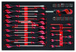Teng Screwdriver Set Mixed FOAM4X4 122 Pieces - TTEMD122N - TENGTTEMD122N - Teng Tools - Trade Counter Direct