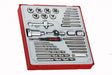 Teng Tap and Die Set TT2 34 Pieces - TTDTD34 - TENGTTDTD34 - Teng Tools - Trade Counter Direct