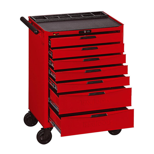 Teng TCW807N 8 Series Roller Cabinet 7 Drawer with Ball Bearing Slides - TENGTCW807N - Teng Tools - Trade Counter Direct