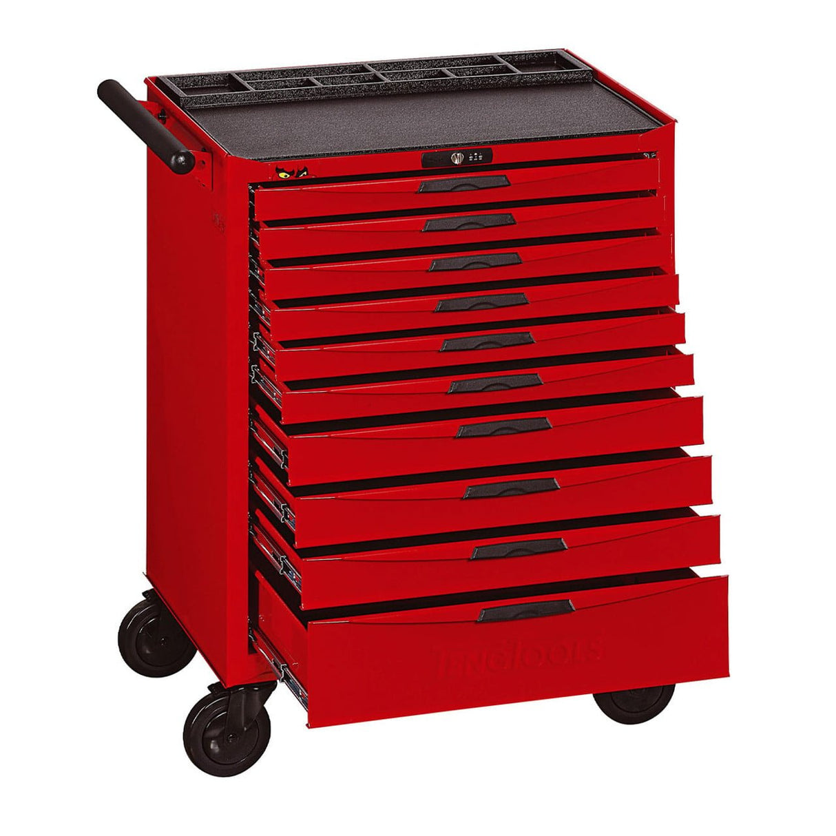 Teng TCW810N 8 Series Roller Cabinet 10 Drawer - TENGTCW810N - Teng Tools - Trade Counter Direct